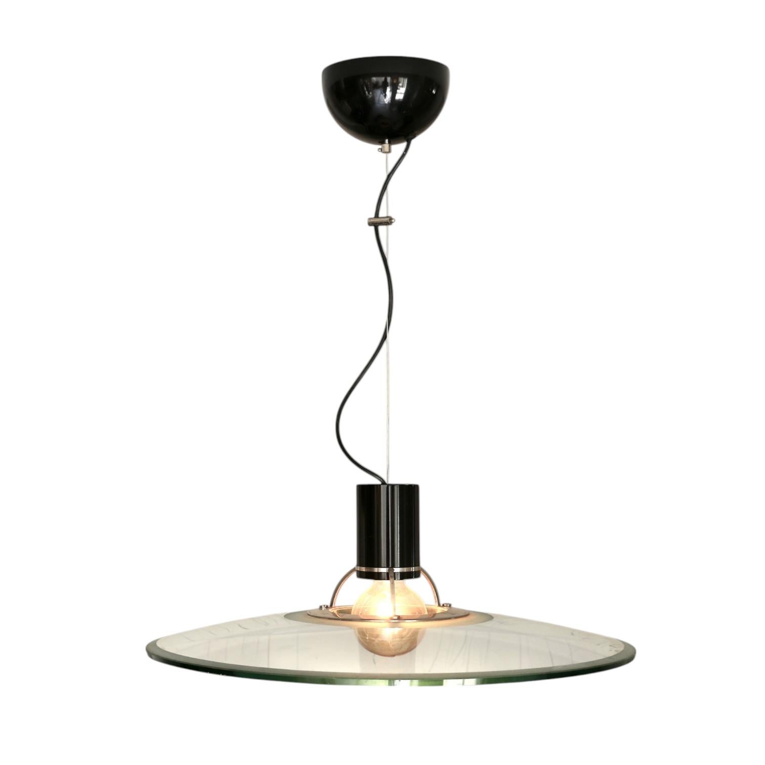 A glass suspension, Italy 70s. For Sale 1