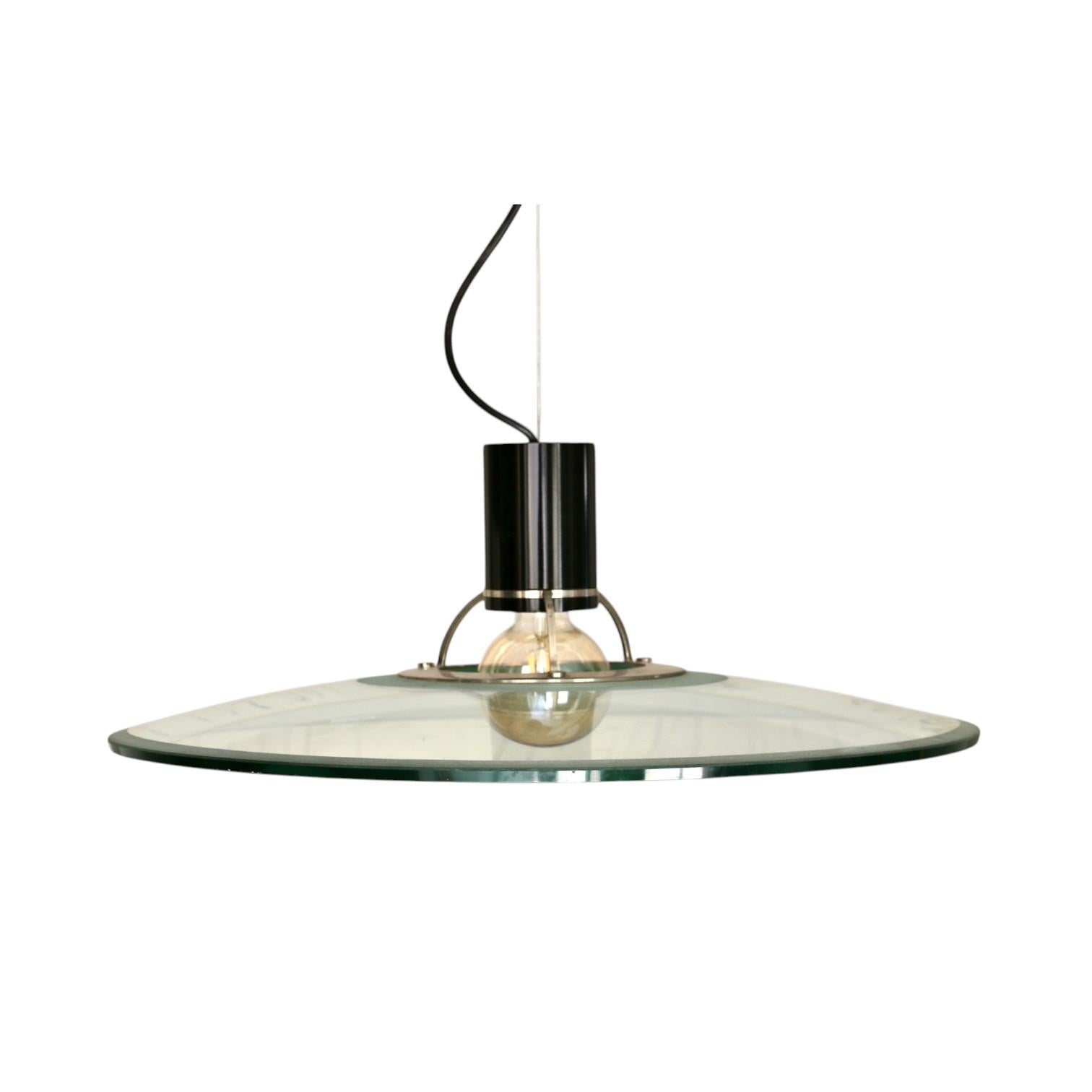 A glass suspension, Italy 70s. For Sale 2