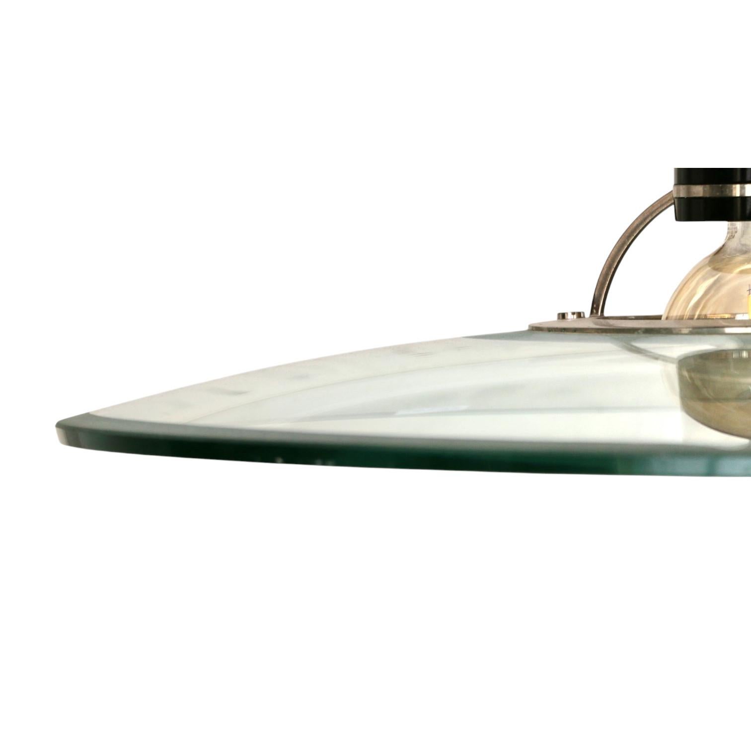 A glass suspension, Italy 70s. For Sale 3