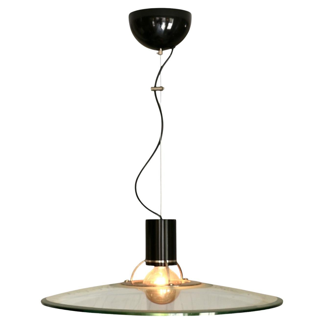 A glass suspension, Italy 70s. For Sale