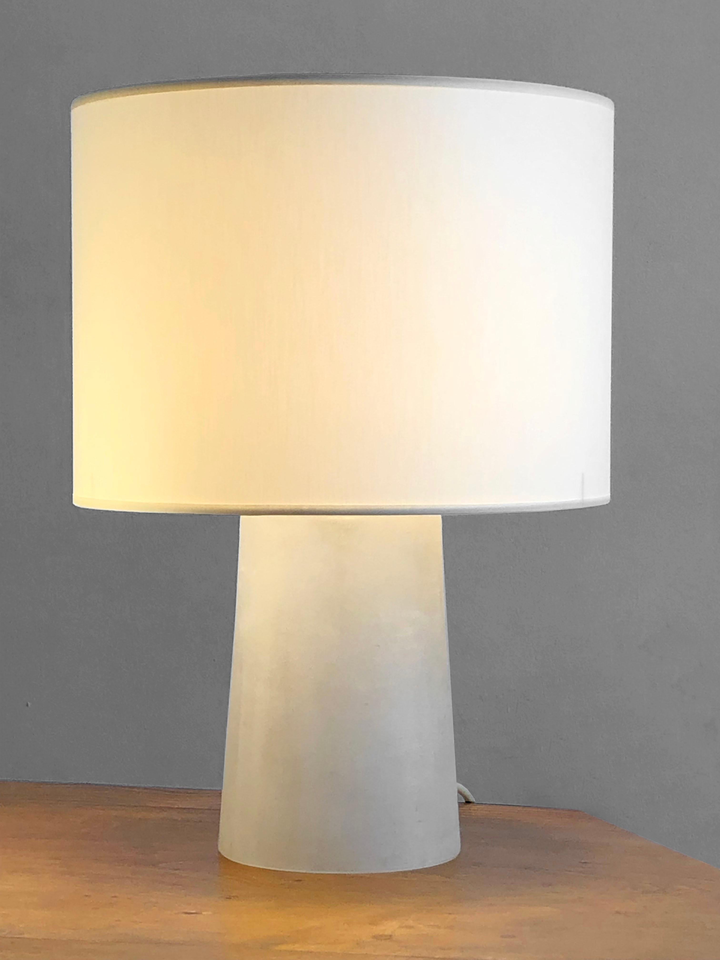 Bronze A Post-Modern Space-Age GLASS TABLE LAMP by CENEDESE, MURANO, Italy 1960 For Sale