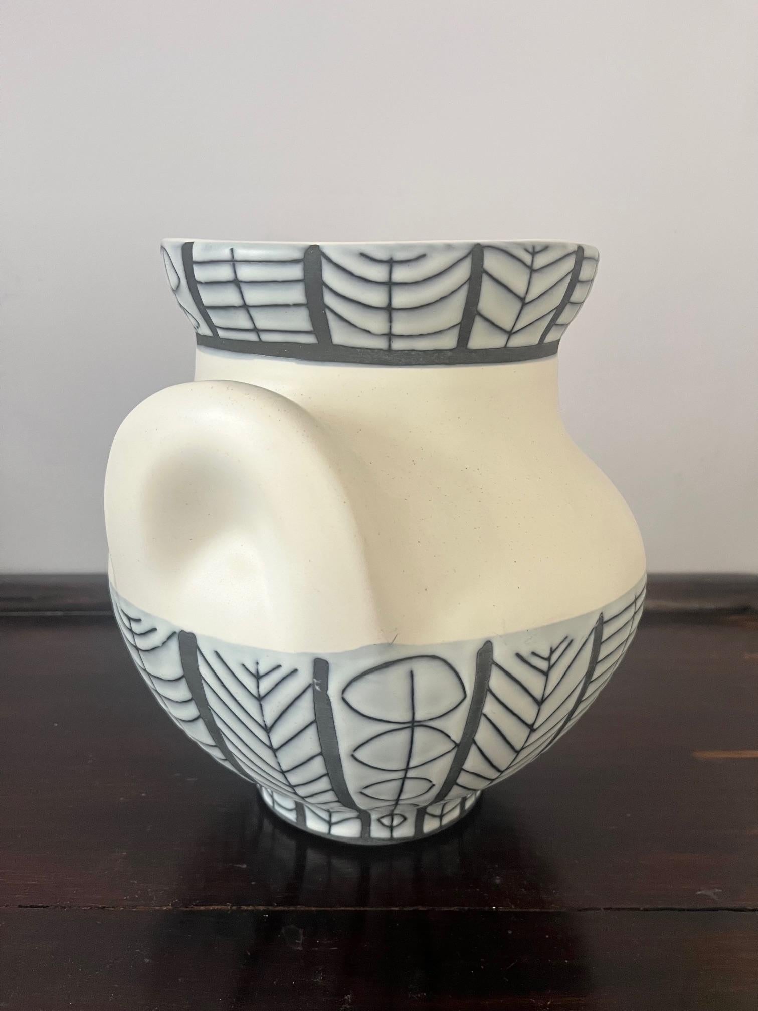 French A glazed ceramic vase 