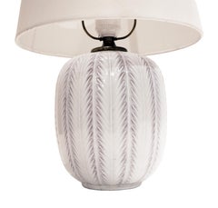 A Glazed Earthenware Table Lamp by Anna-Lisa Thomson