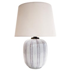 A Glazed Earthenware Table Lamp by Anna-Lisa Thomson