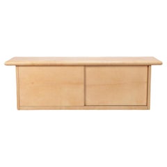 Credenza in pelle di capra attribuita ad Aldo Tura, Italia, C.C. 1950.