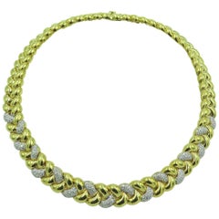 Gold and Diamond Necklace