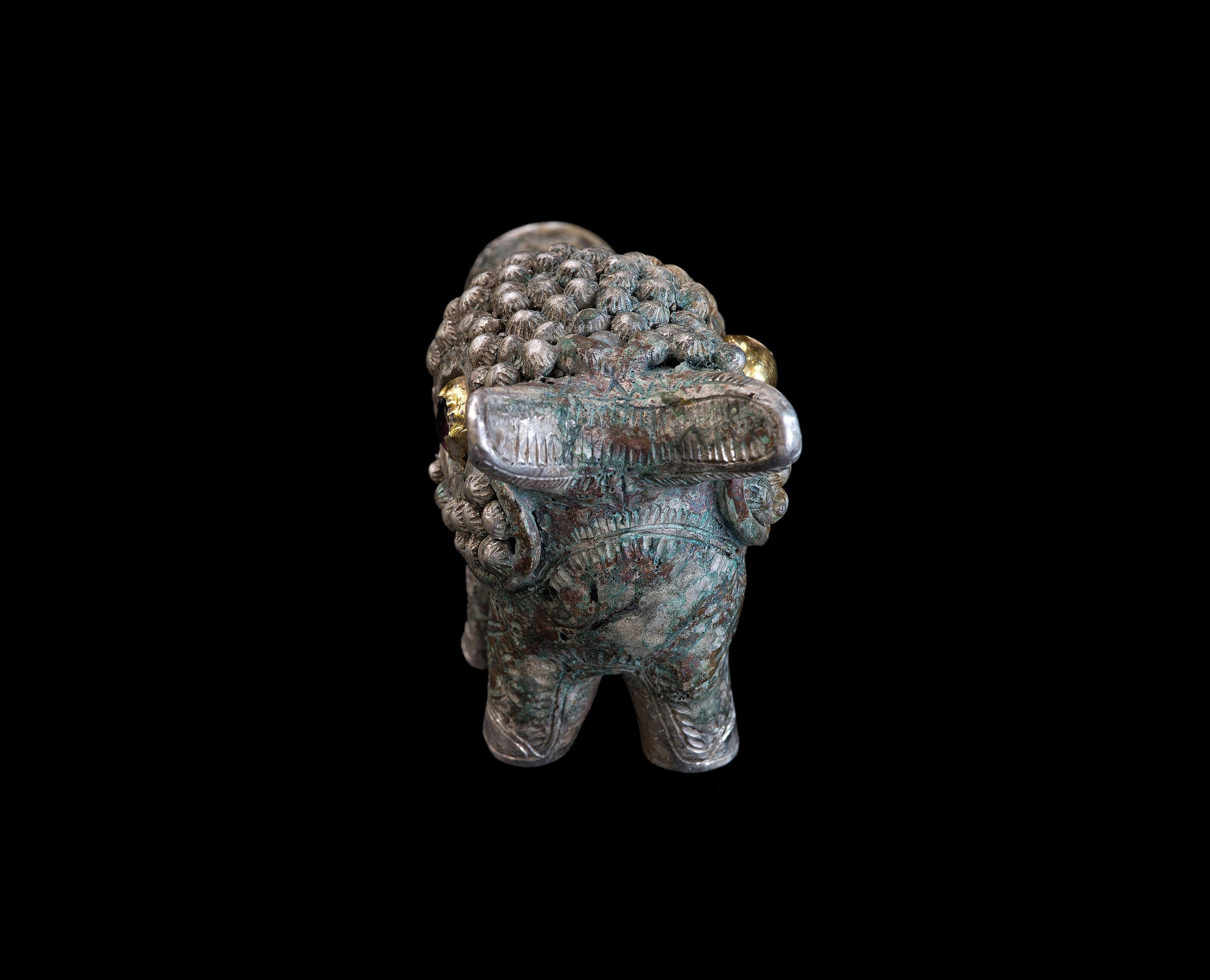 European Gold and Silver Viking Figure of Boar, 9th-10th Century