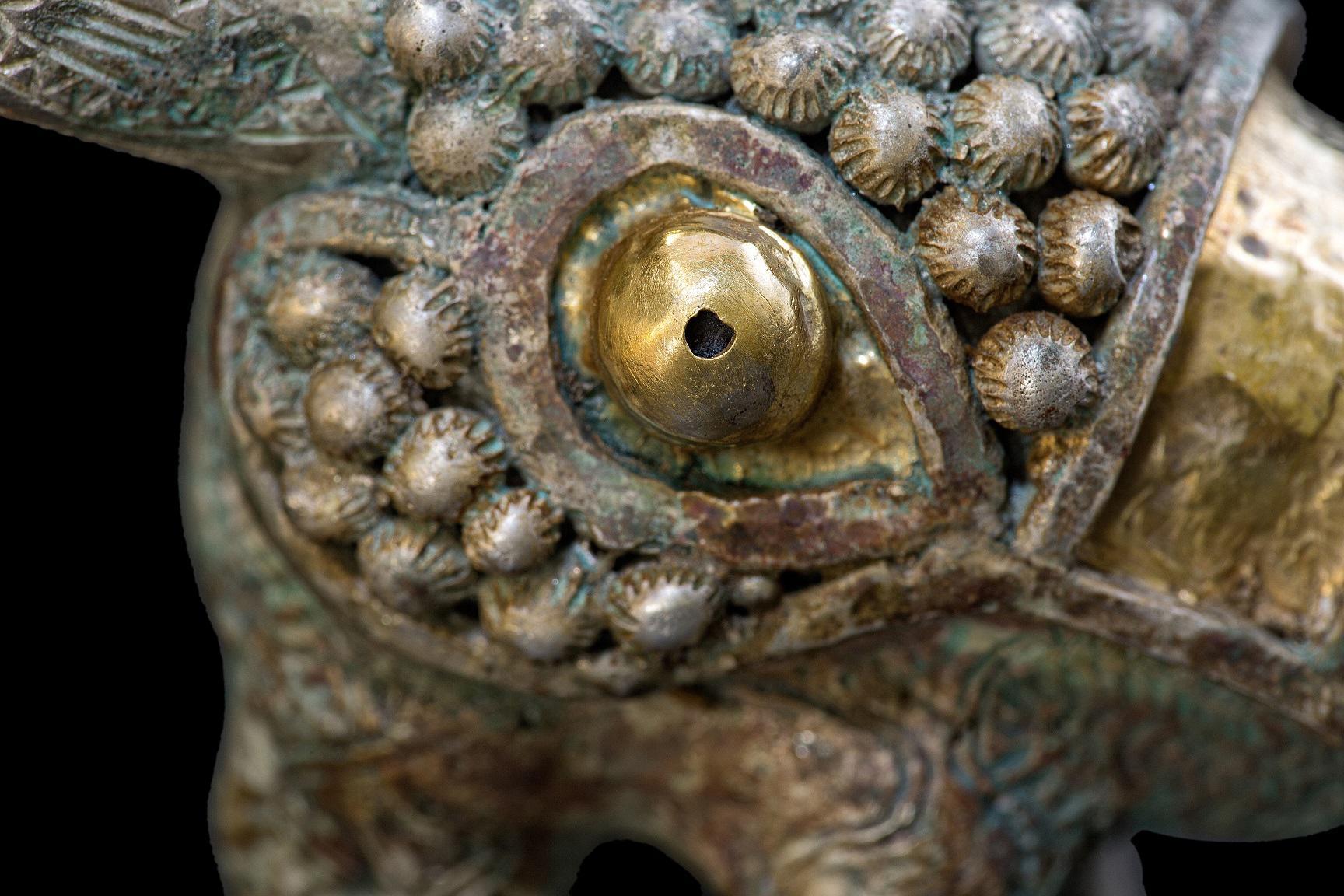 Gold and Silver Viking Figure of Boar, 9th-10th Century 1