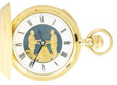 A Gold Automaton Quarter Repeater Hunter Pocket Watch C1896