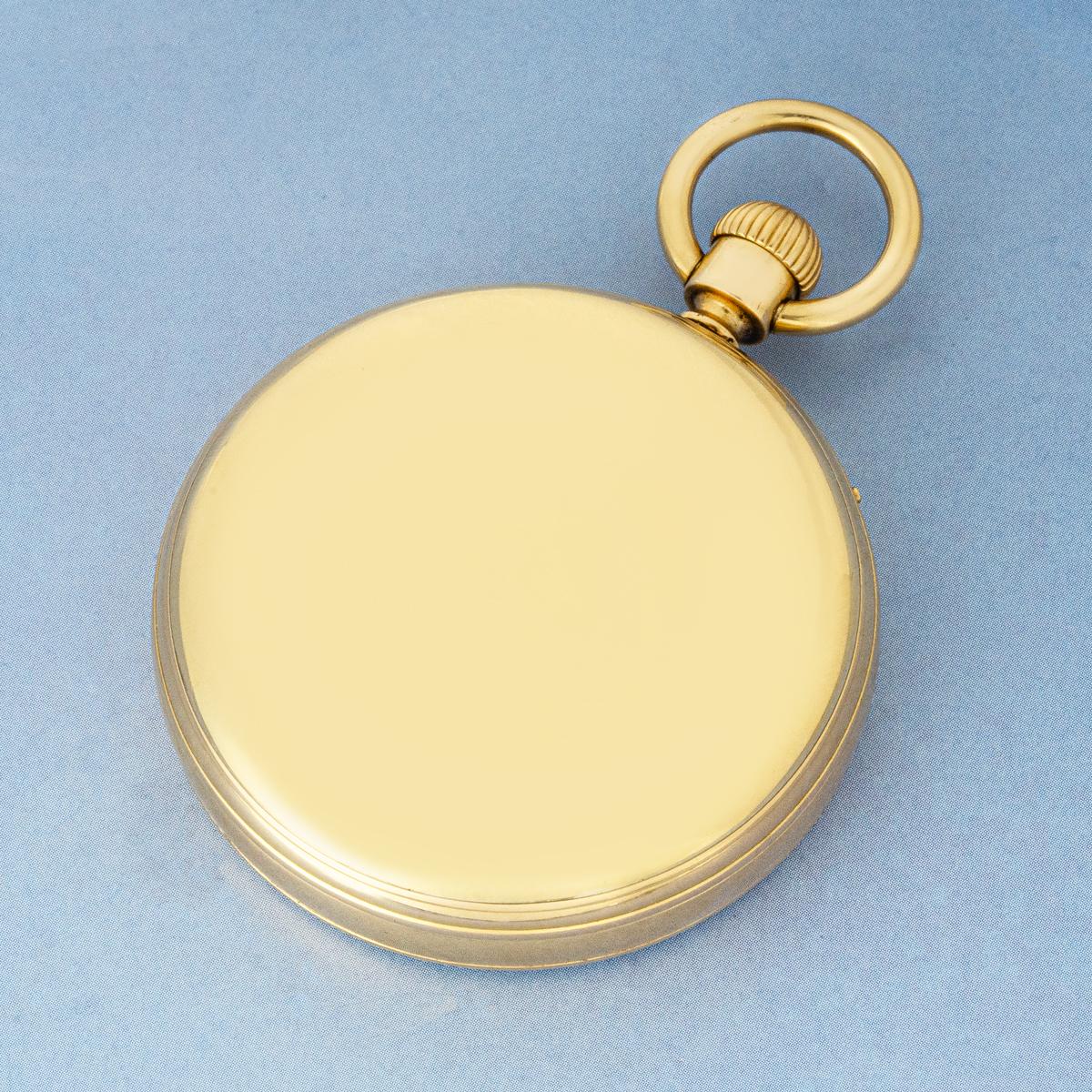 A Gold Chronograph Regulator Dial  Pocket Watch C1875 2
