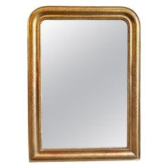 A Gold Gilt Louis Philippe Antique Mirror