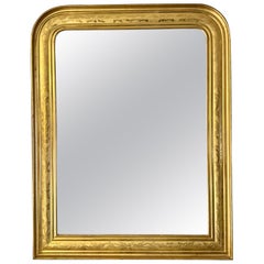 A Gold Gilt Louis Philippe Mirror By Auxerre Paris