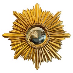 Gold Gilt Sunburst Mirror