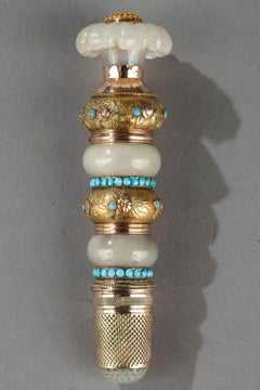 Gold Sewing Box in Shape of Flower, Charles X