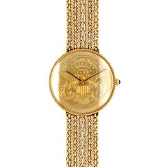 Vintage Gold US Coin Watch