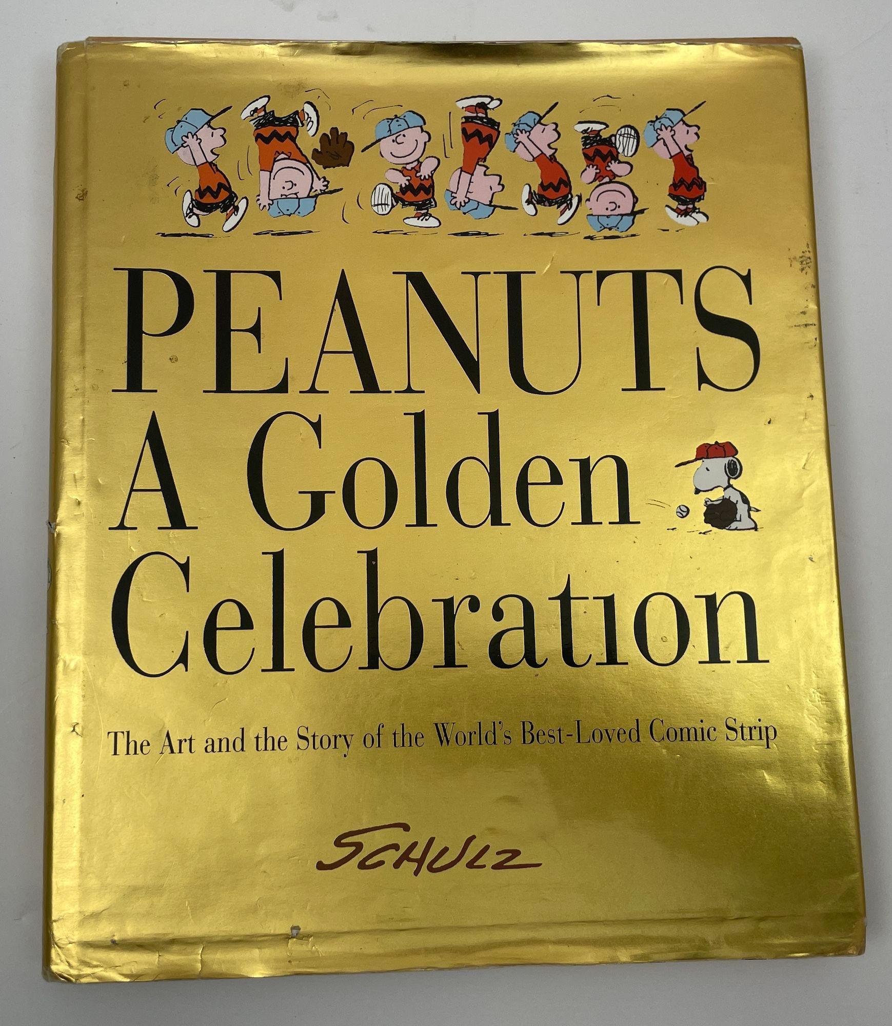 A Golden Celebration : the Art and the Story of the World's Best-loved Comic Strip Hardcover Book.
Charles Monroe Schulz.
Large Hardcover Comic books, strips.
Publisher ‏ : ‎ Harper Collins Publishers (January 1, 1990).
Language ‏ : ‎