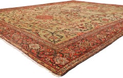 A Golden Talisman: Late 19th Century Persian Sultanabad Masterpiece of Splendor