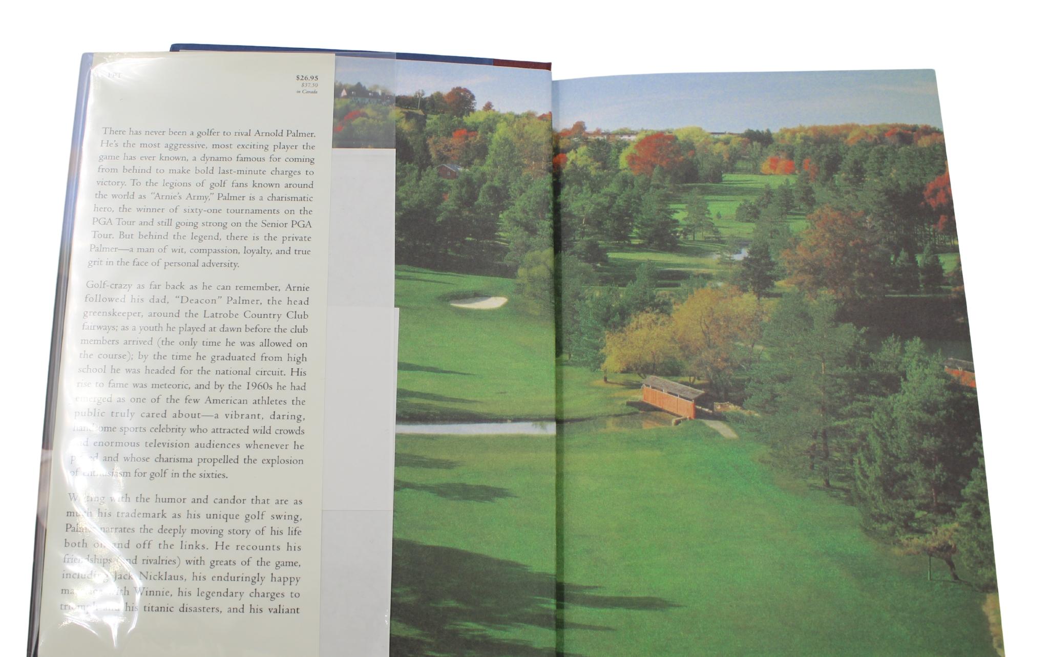 Late 20th Century A Golfer's Life by Arnold Palmer and James Dodson, Signed by Palmer, 1st Ed. For Sale