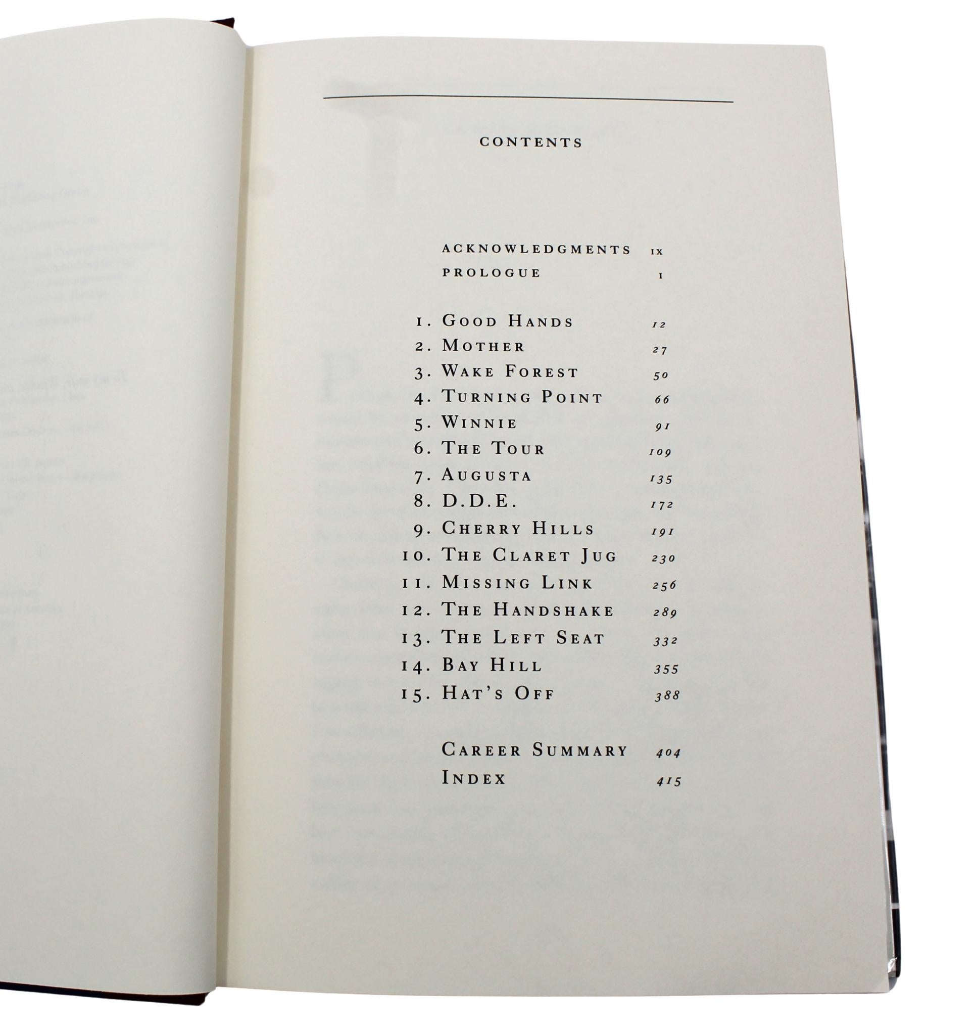 A Golfer's Life by Arnold Palmer and James Dodson, Signed by Palmer, 1st Ed. For Sale 1