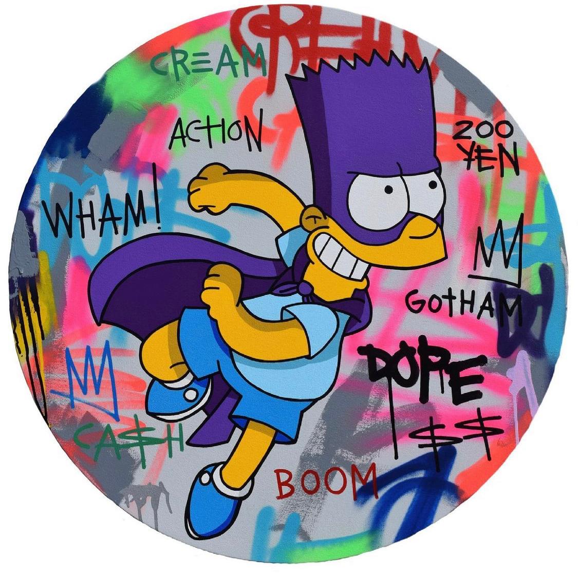 Bartman - Mixed Media Art by A. Gomez