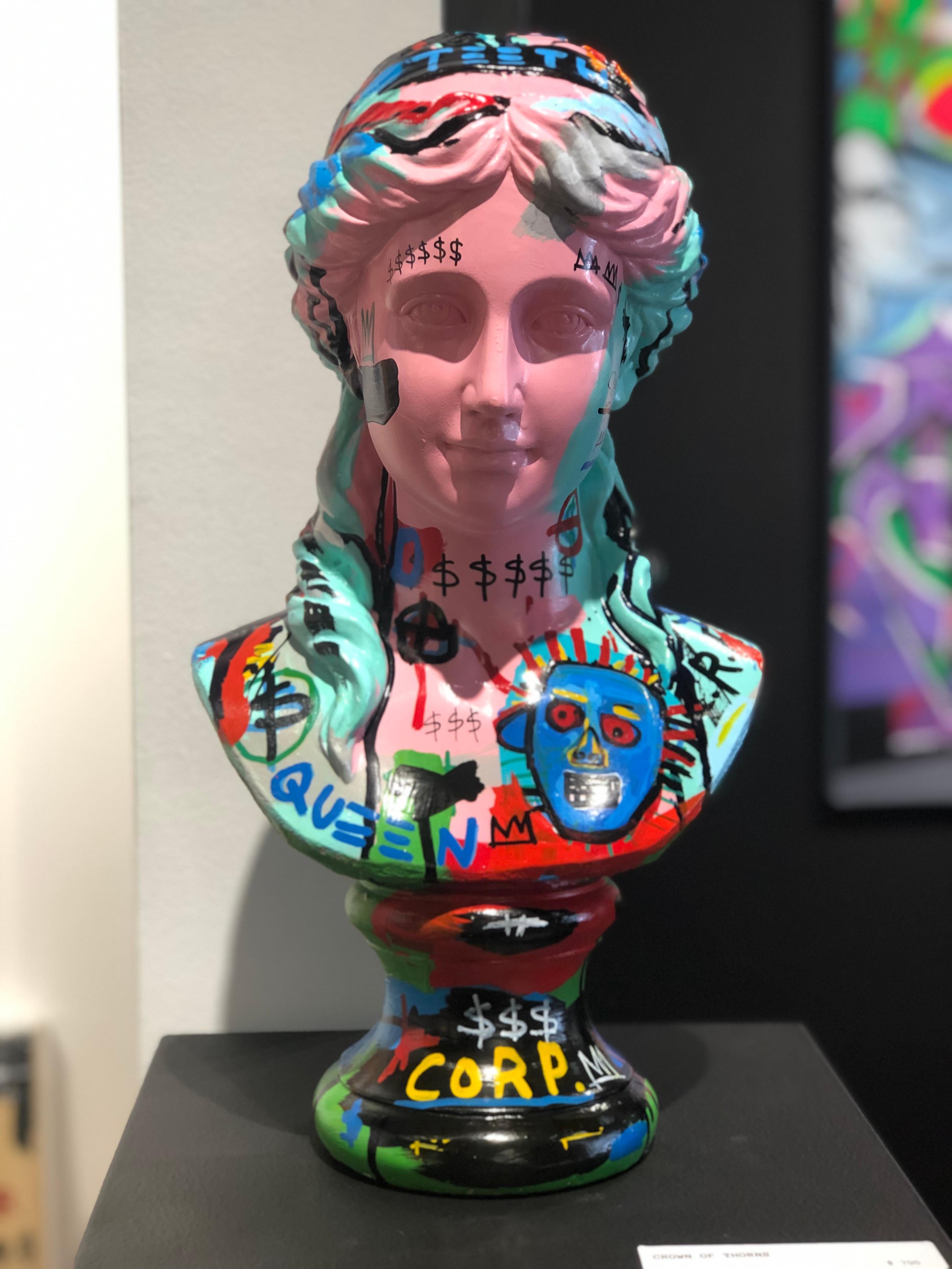 A. Gomez
Crown of Thorns
17" x 8.5" x 5"
Acrylic Paint on Sculpture
2019

Original

A. Gomez is a self-taught artist based out of Miami & Central Florida.
Anthony Gomez displayed his work during Art Basel 2016 in the Wynwood Art District of Miami,