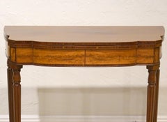 Good American Federal Boston Satinwood Inlaid Mahogany Game Table, Circa 1820