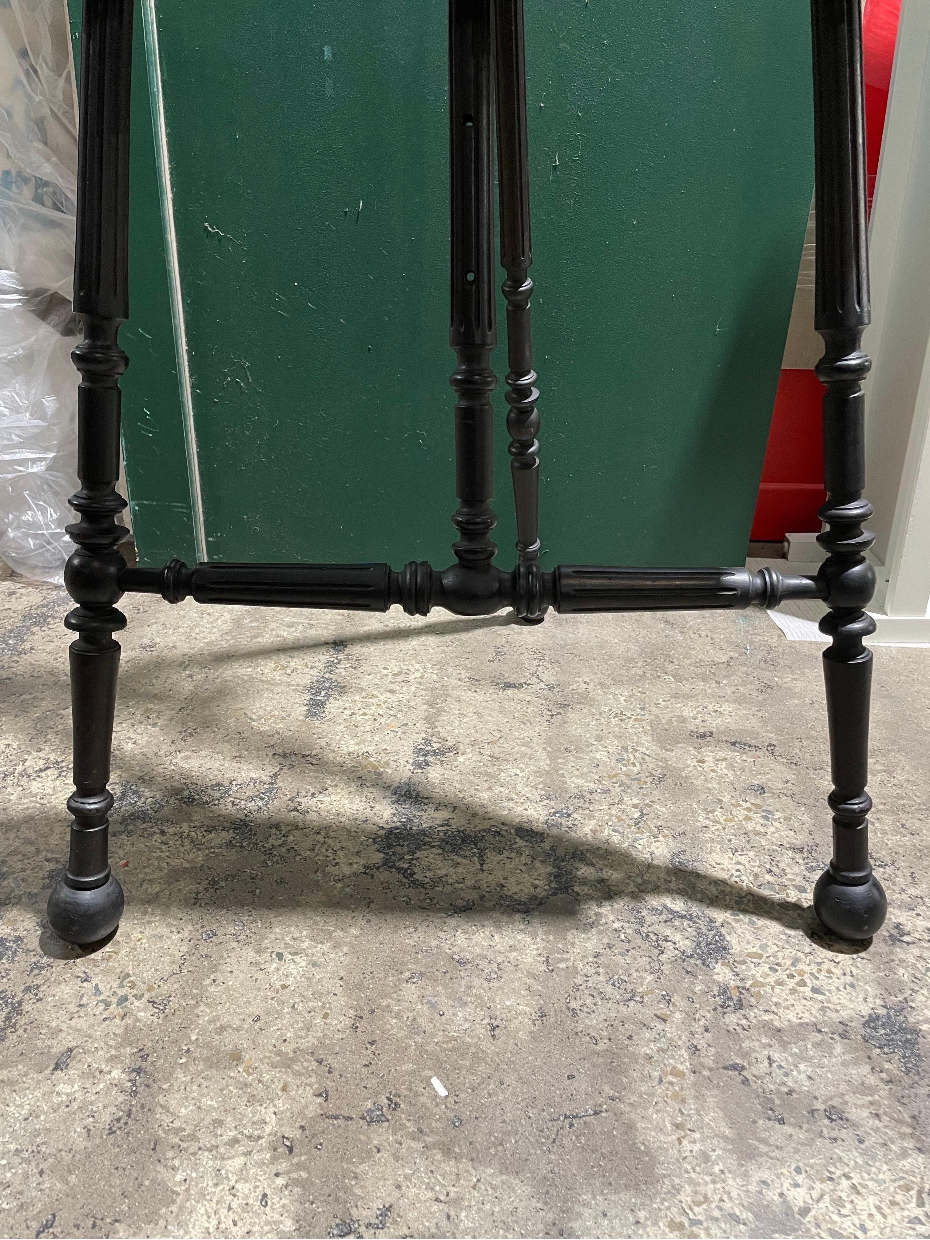 A Good Carved and Ebonised Easle, French Circa 1880 In Good Condition For Sale In ARMADALE, VIC