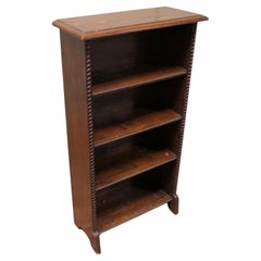 A Good Early 20th Century Open Oak Bookcase  This is an attractive piece
