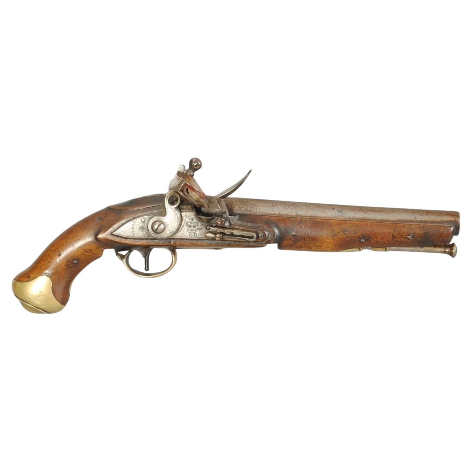 A Good Example of a Tower Light Dragoon Pattern Flintlock Pistol  For Sale