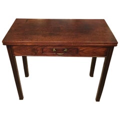 Good George II Period Cuban Mahogany Antique Tea Table