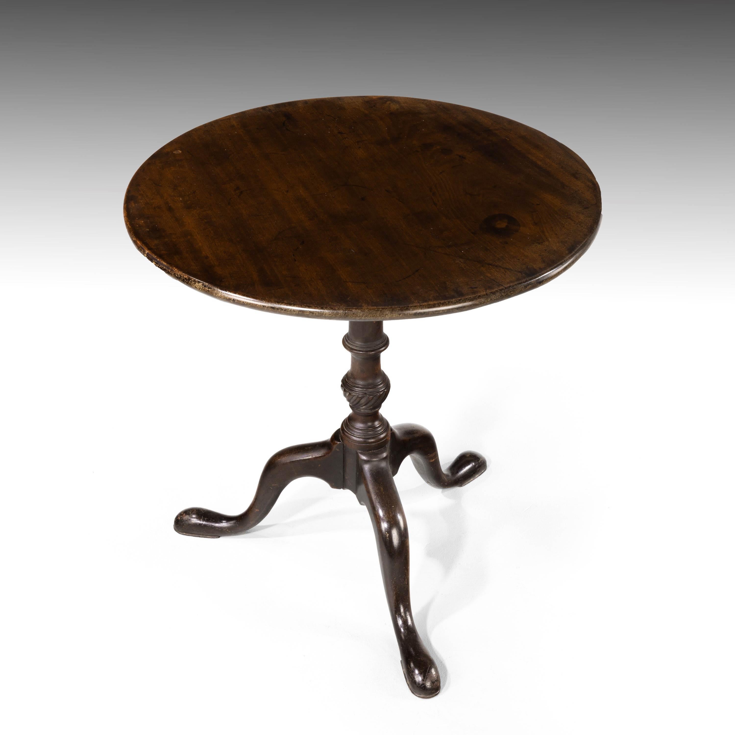 18th Century Good George III Period Mahogany Tripod Table