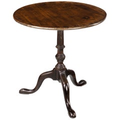 Good George III Period Mahogany Tripod Table