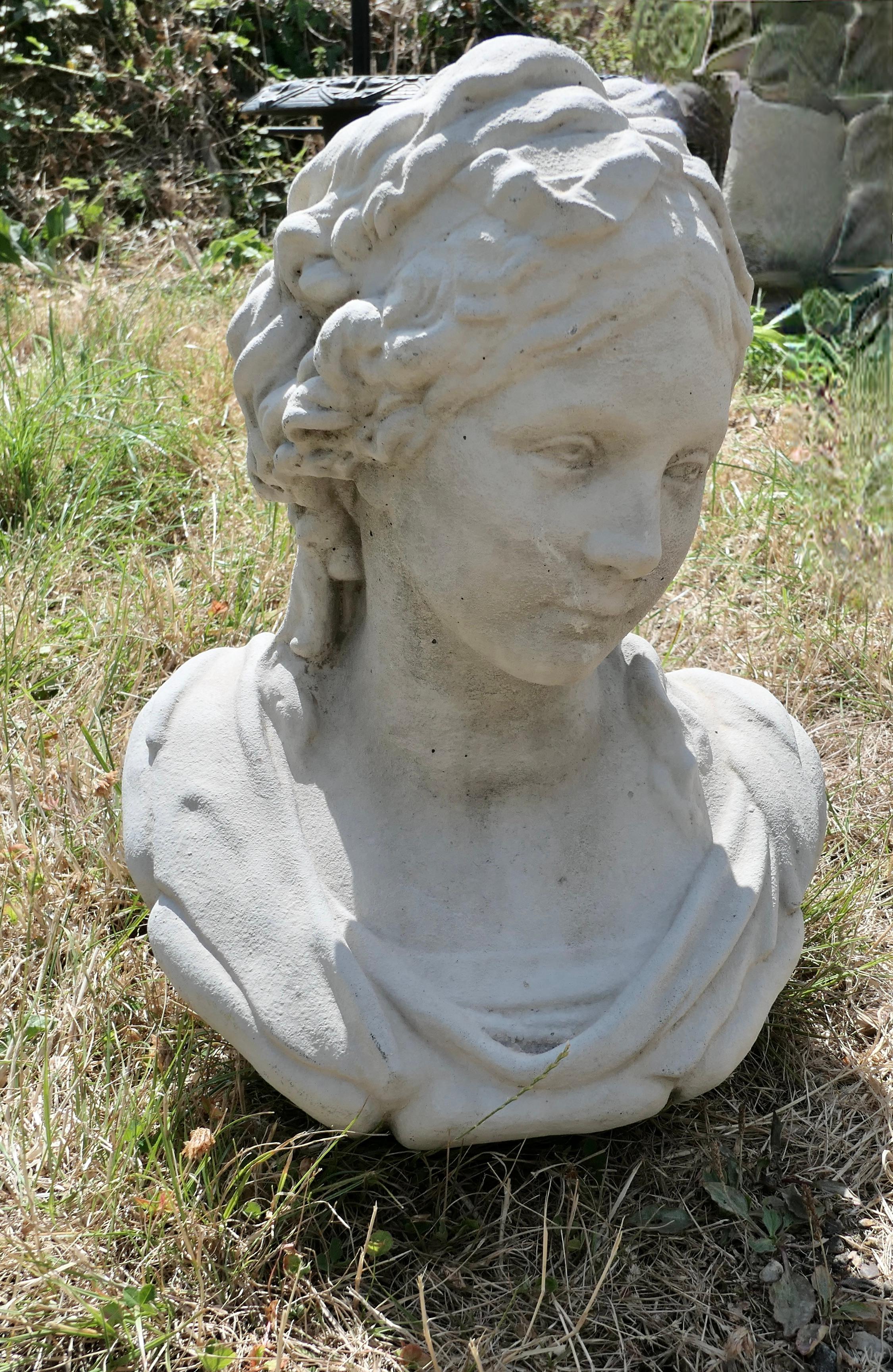 20th Century A Good Large Bust of a Regency Lady For Sale