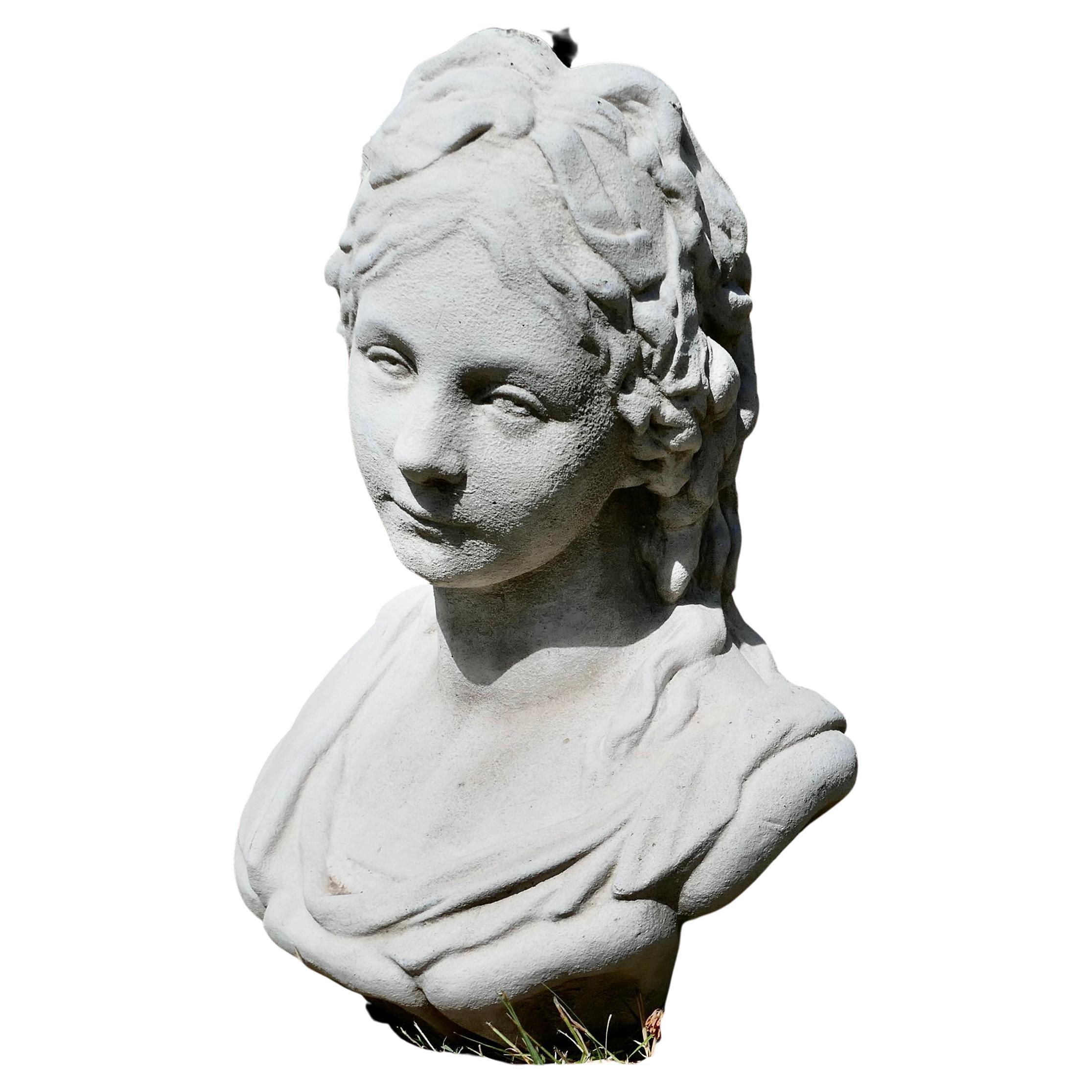A Good Large Bust of a Regency Lady For Sale