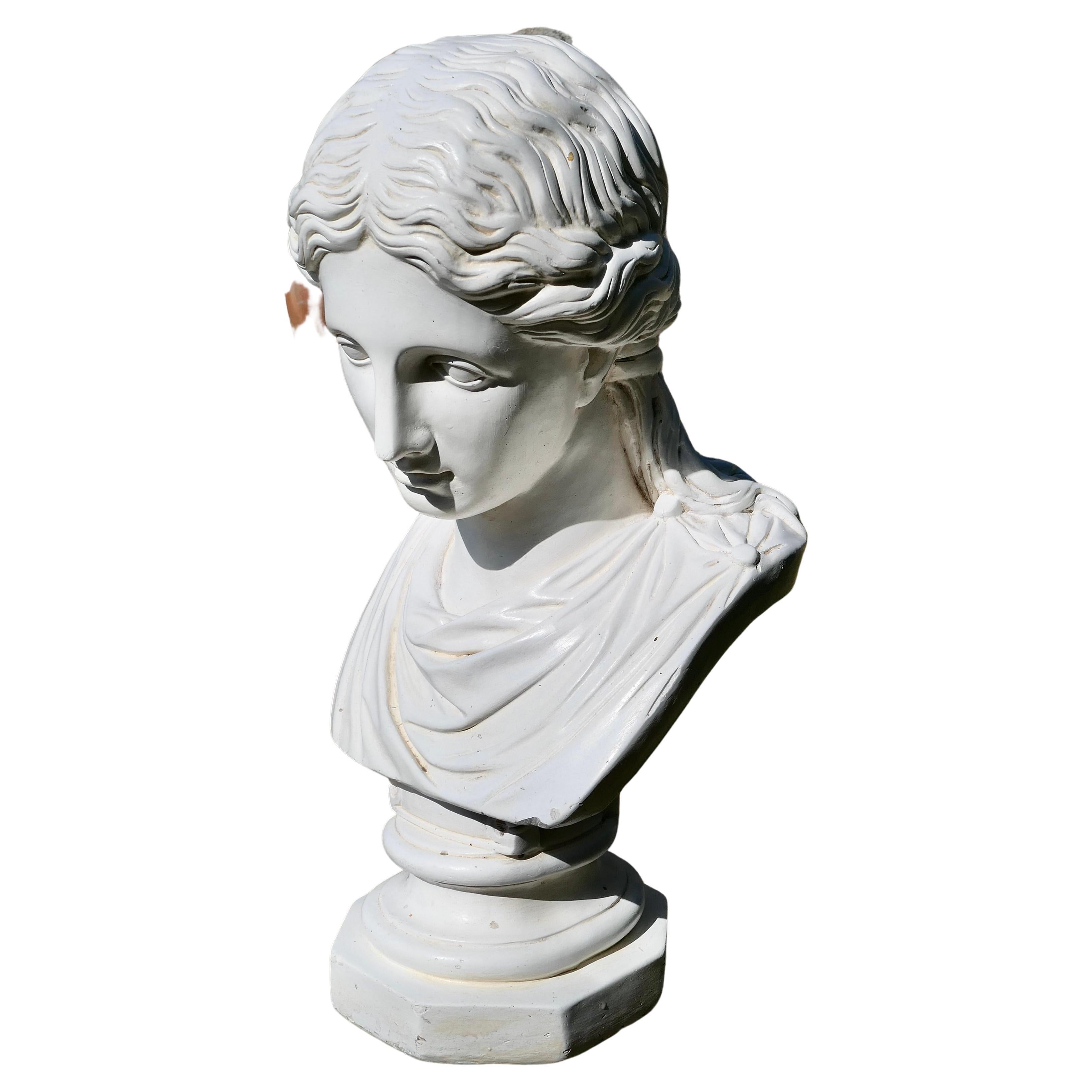Good Large Bust of a Roman Lady in the Pre-Raphealite Style For Sale