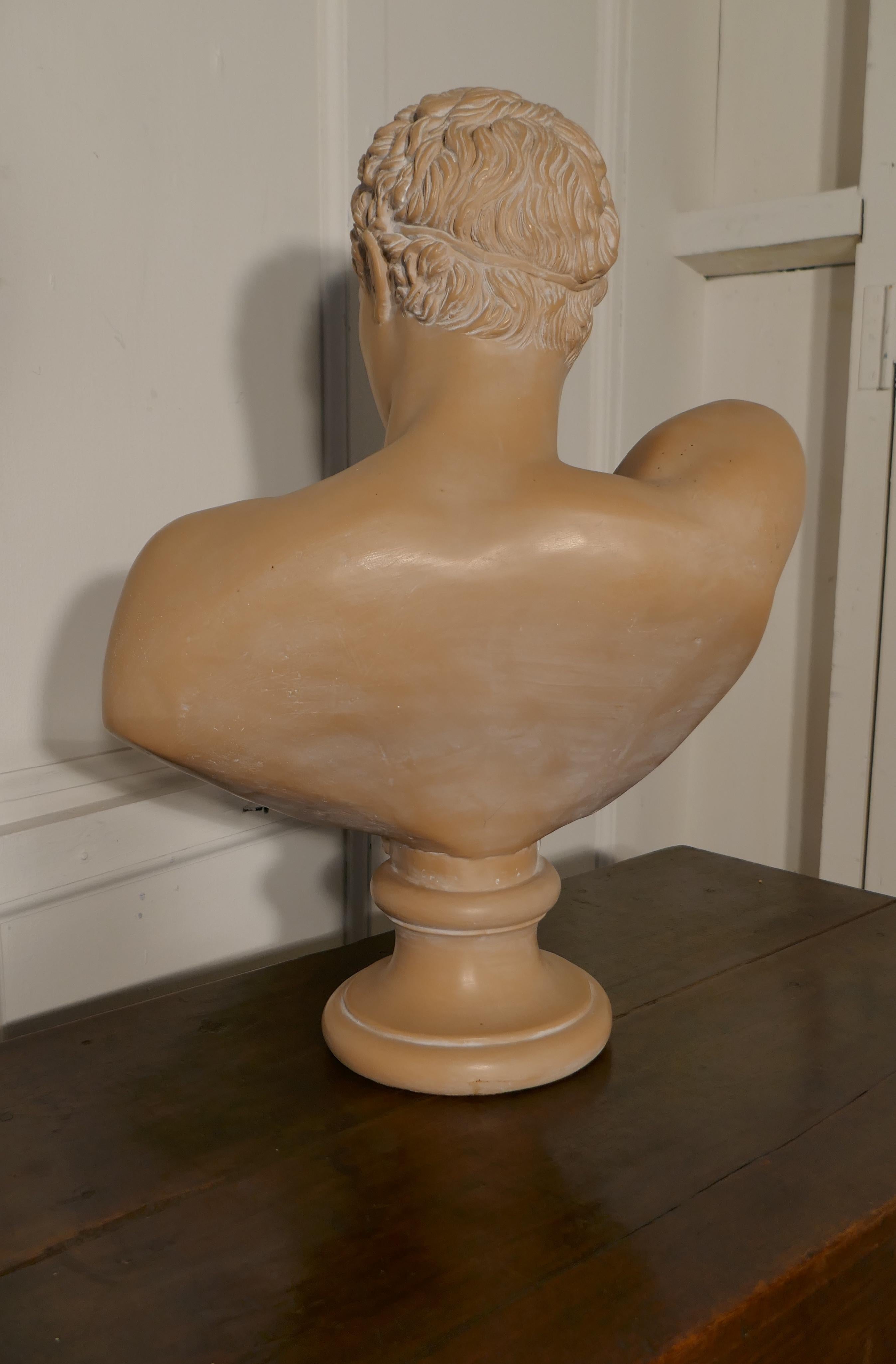 large bust statue