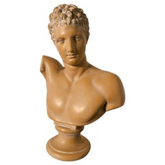 Vintage Good Large Bust of the God Hermes