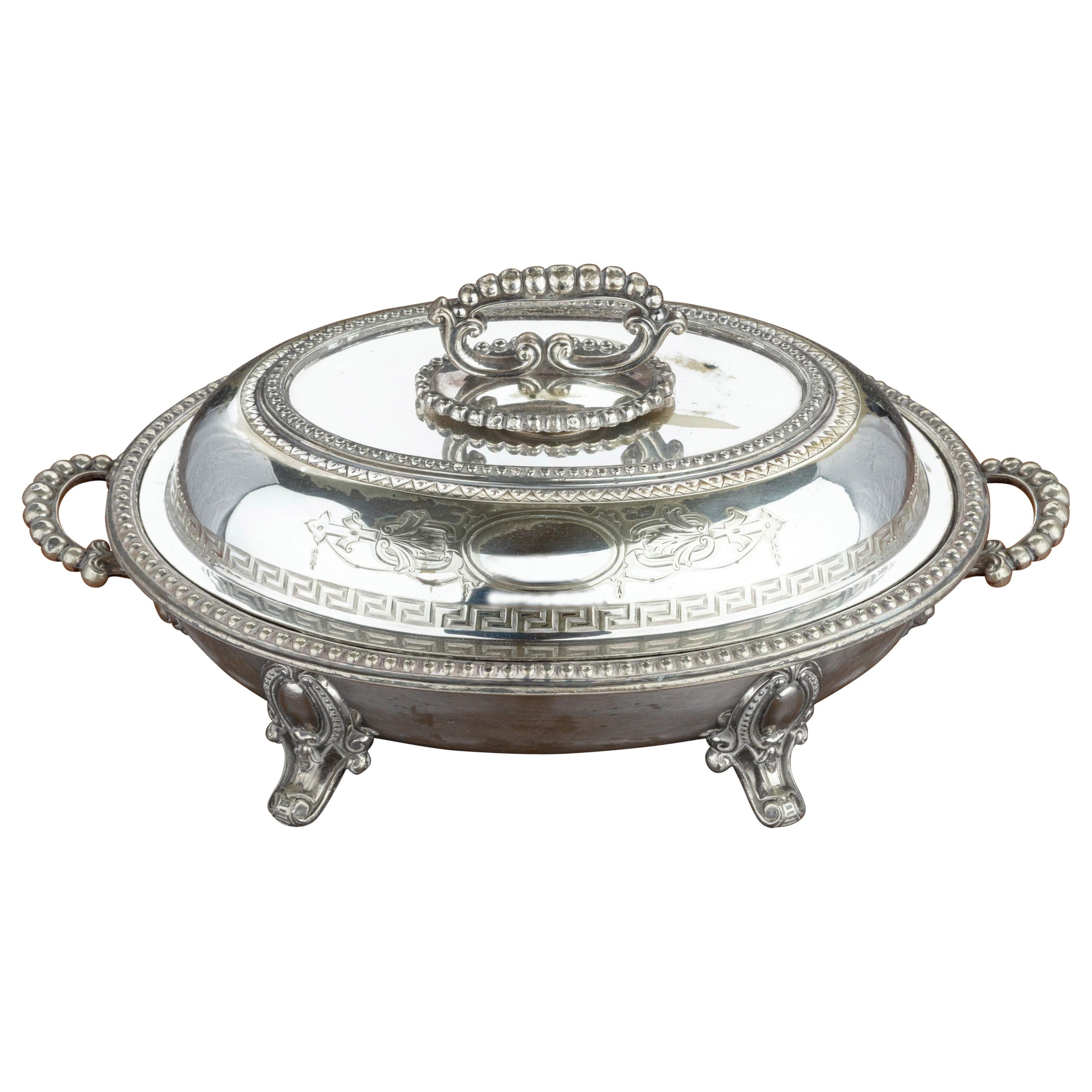 Good Late 19th Century EPNS Silver Plated Oval Entrée Dish
