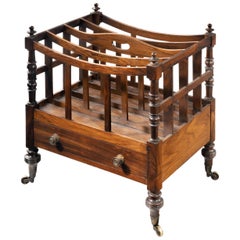 Good Late George III Period Rosewood Canterbury