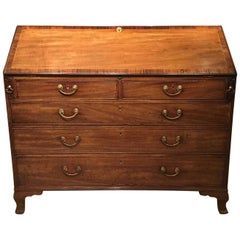 Good Mahogany George III Period Antique Bureau