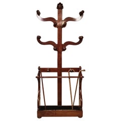 Good Mahogany Victorian Period Hall Tree