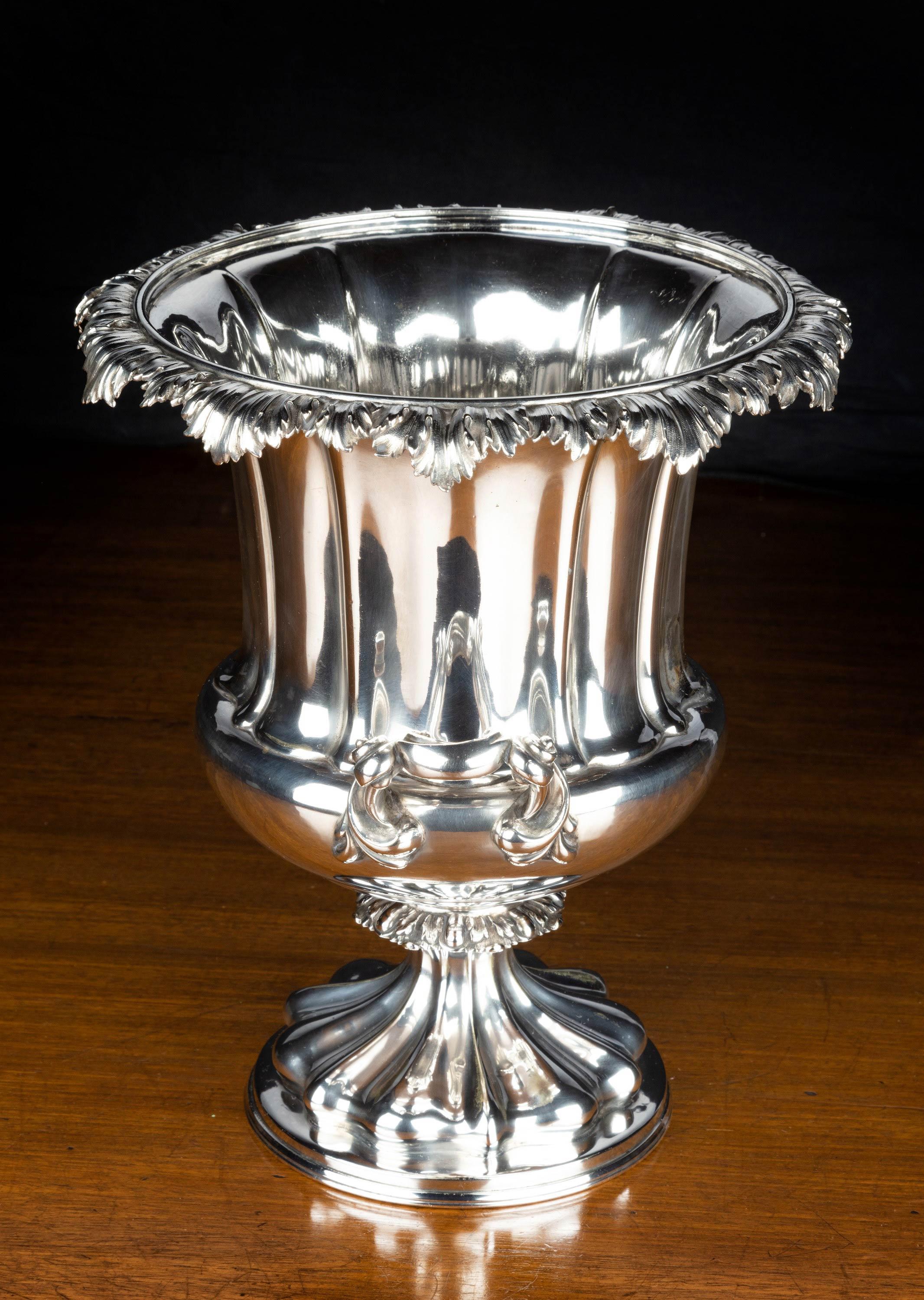 Good Mid-19th Century Sheffield Plated Champagne Bucket 1