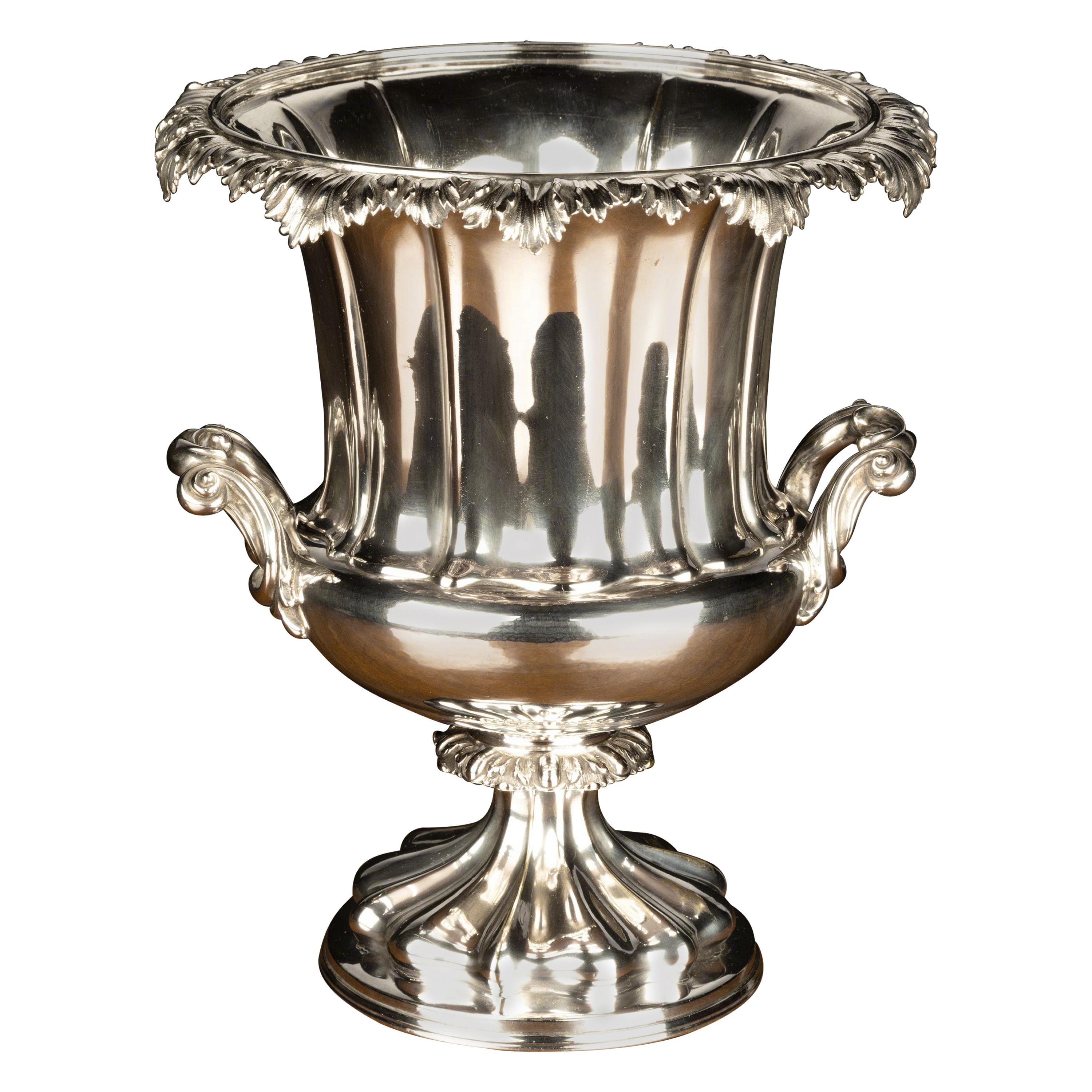 Good Mid-19th Century Sheffield Plated Champagne Bucket