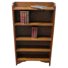 A Good Oak Open Bookcase  This is a good quality Oak open book shelf