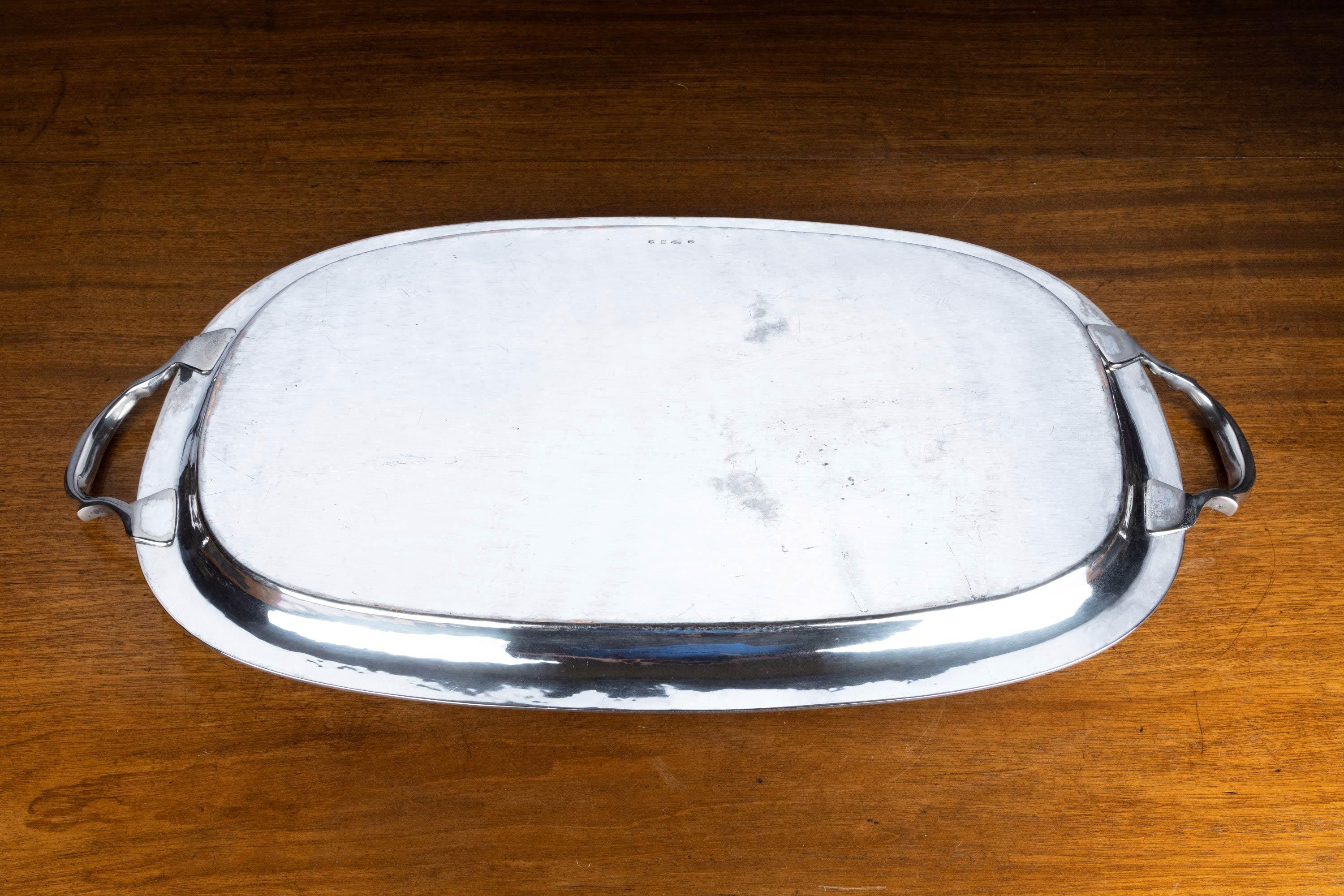 19th Century Good Quality, 19 Century, Silver Plated Tray