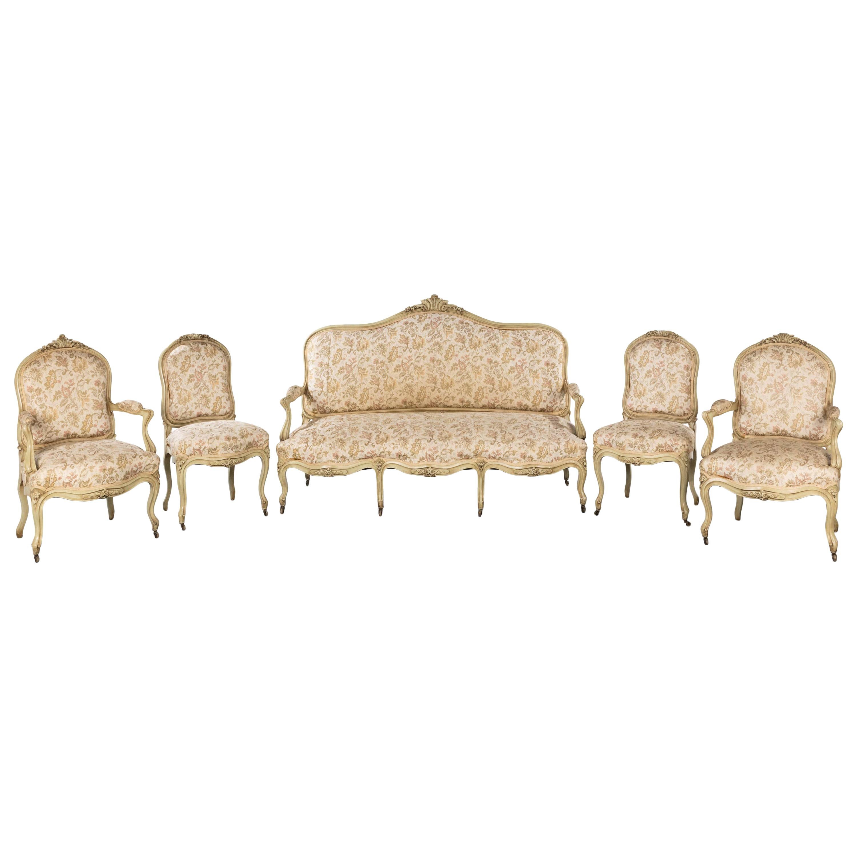 Good Quality Late 19th Century French Salon Suite