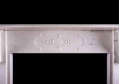 Good Quality Period Victorian Fireplace in Statuary White Marble