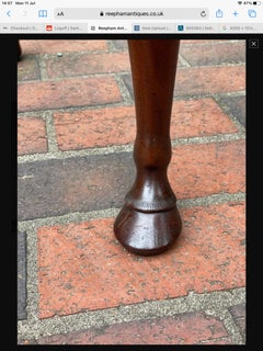 Good Set of Eight George II Style Mahogany Dining Chairs with Distinctive Hoof