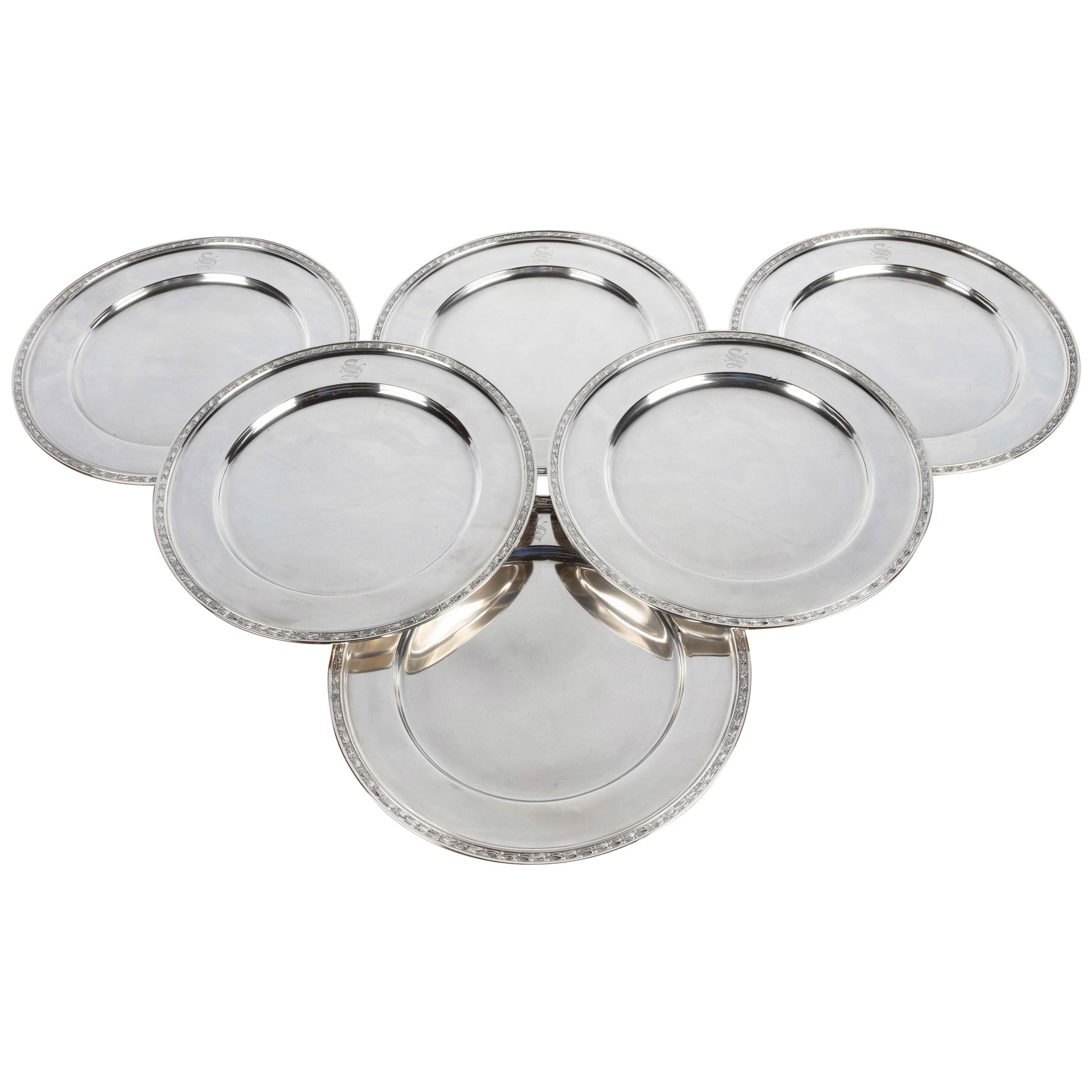 Sterling Silver Plates 520 For Sale on 1stdibs