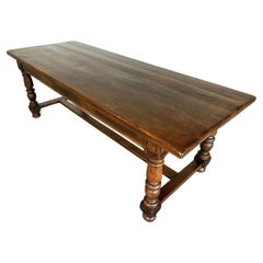 Good Solid Oak French Farmhouse Dining Table